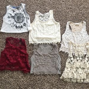 Crop top lot